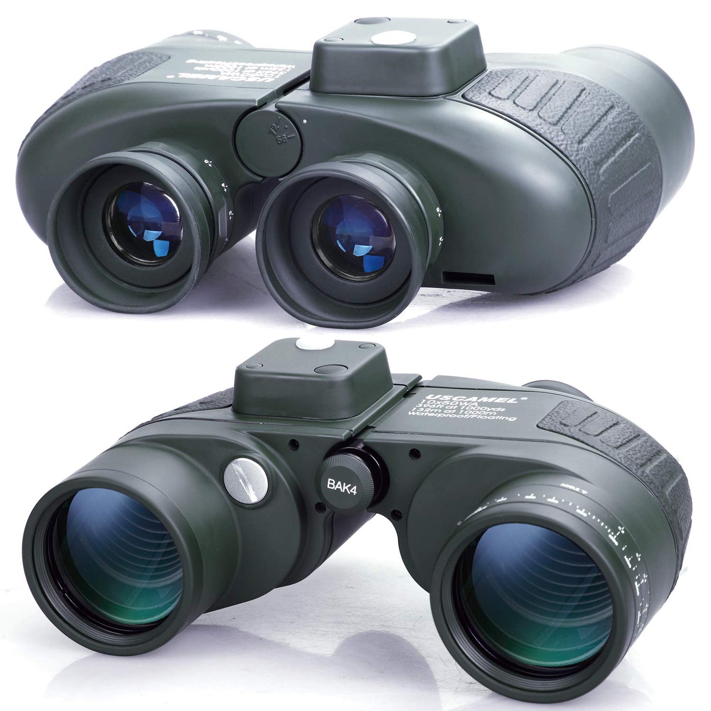 10x50 Binoculars With Rangefinder & Compass