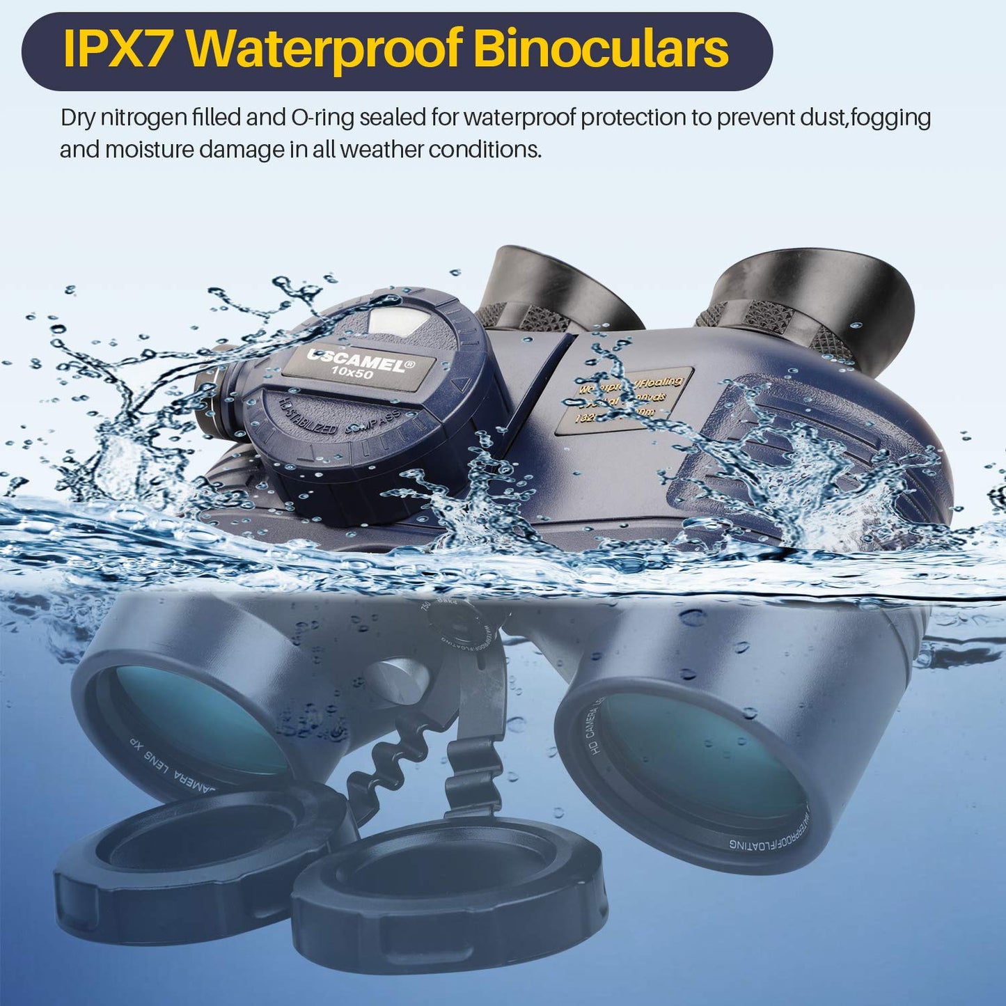 10x50 Military Bak4 Binoculars