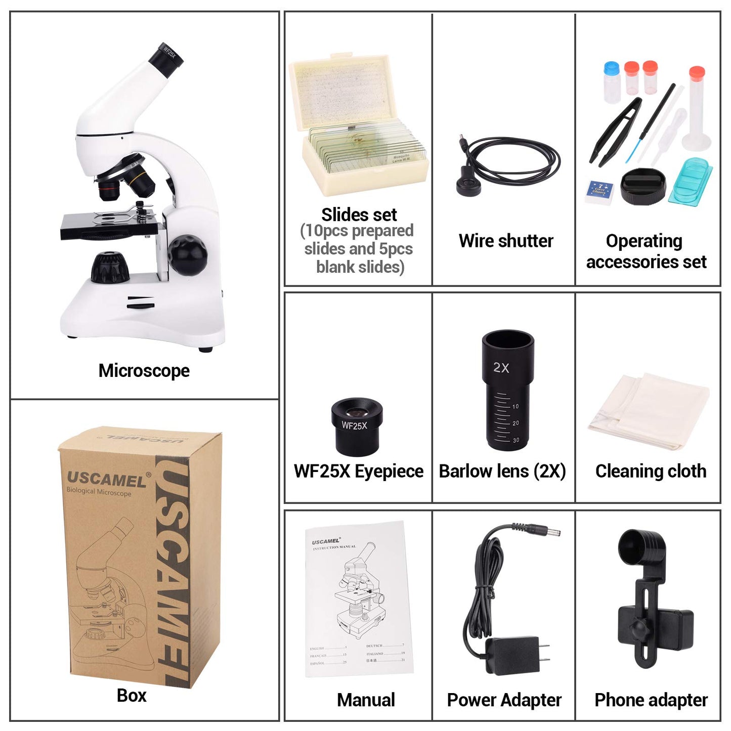 Microscope For Laboratory, School & Home Education