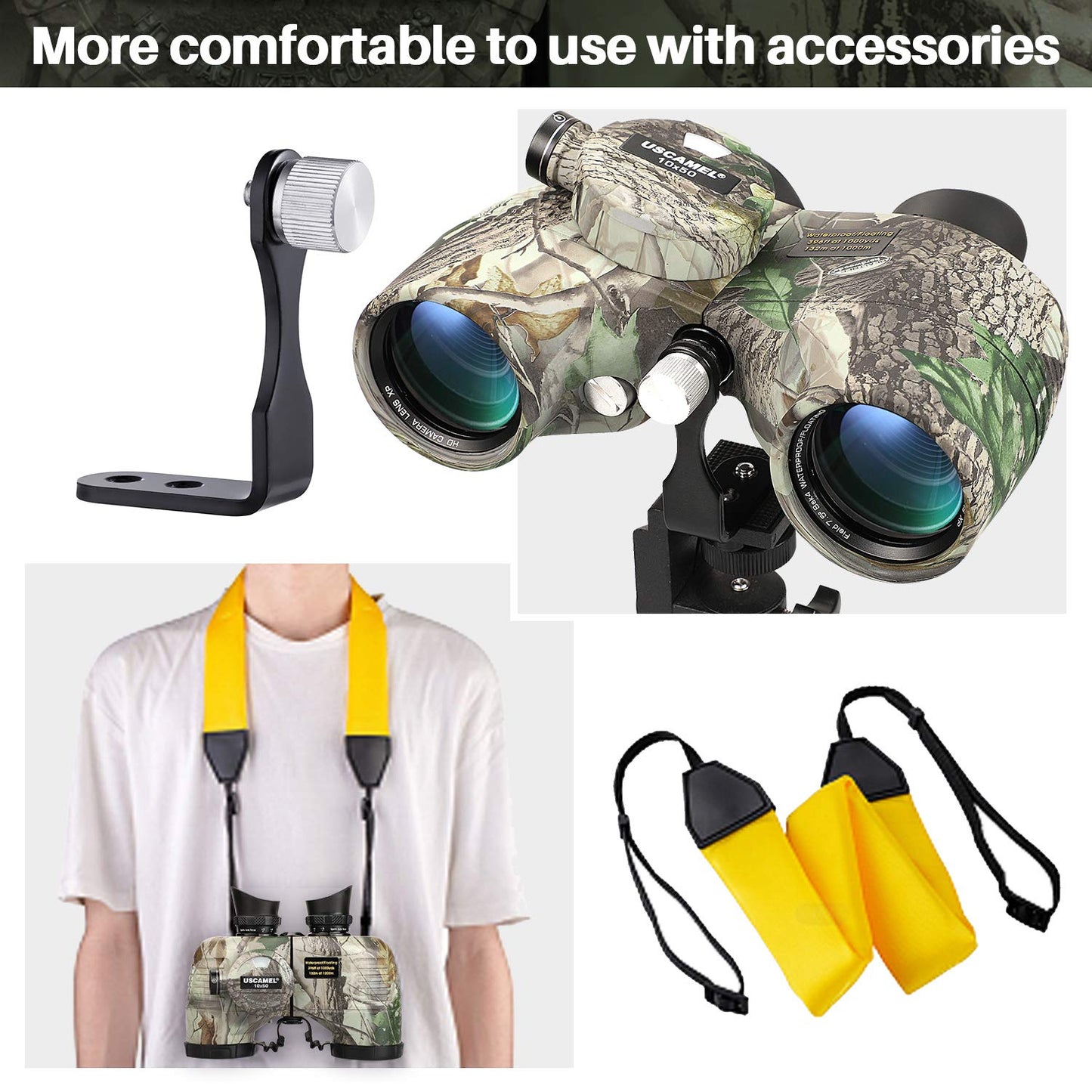 10x50 Marine Binoculars With Rangefinder & Compass