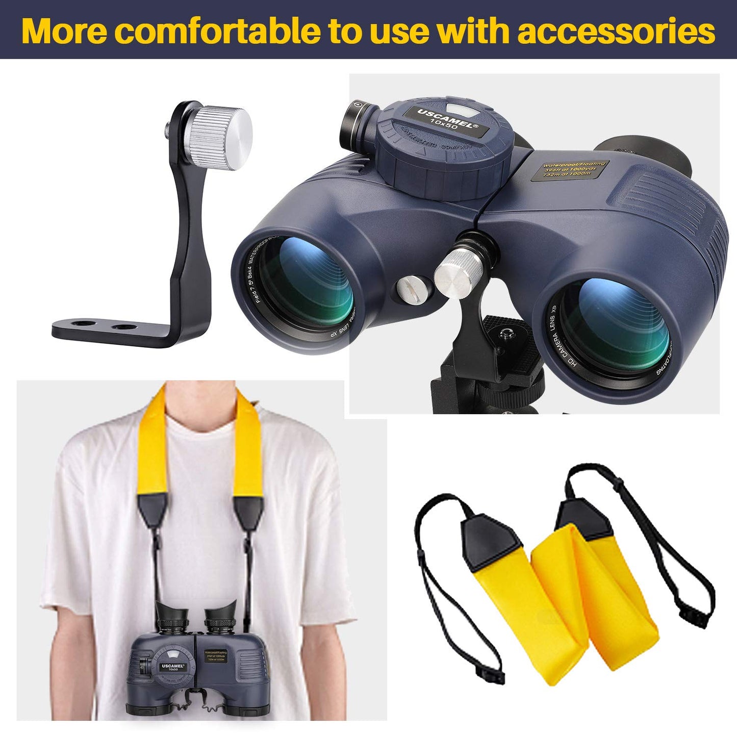 10x50 Military Bak4 Binoculars