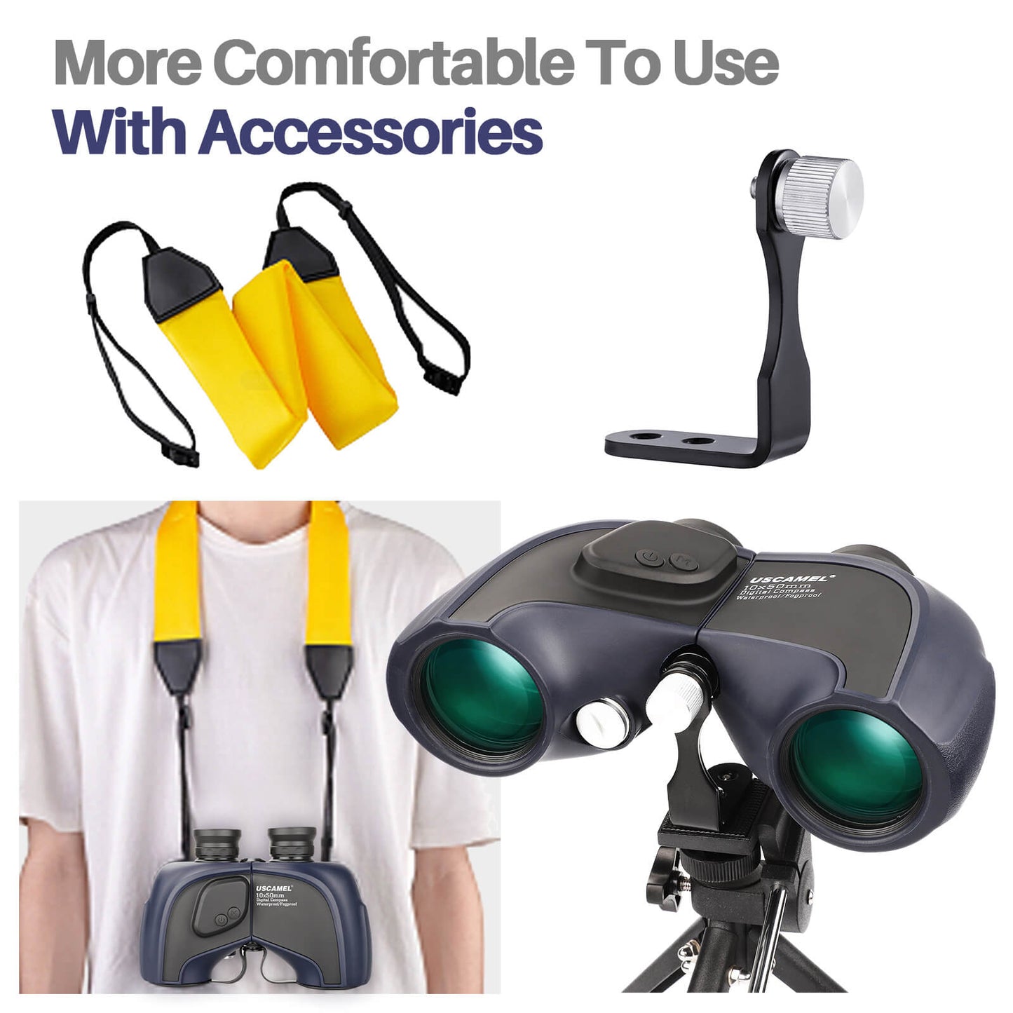 10x50 Waterproof Marine Binoculars