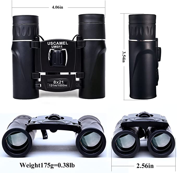 8x21 Small Binoculars