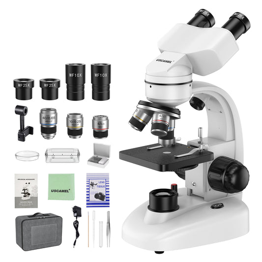 USCAMEL 40x-1000x Professional Binocular Microscope