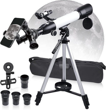 60mm Beginner Telescope With 3in1 Rotatable Eyepiece